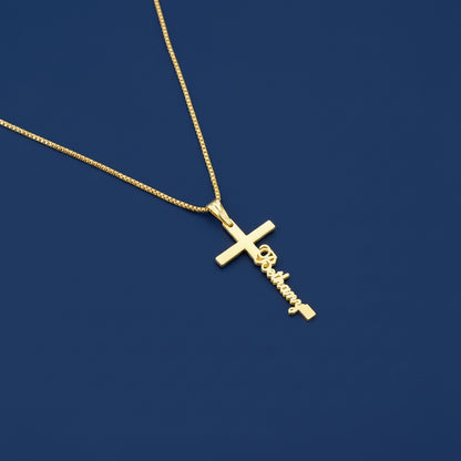Cross Name Necklace