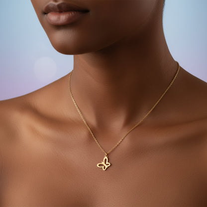 Elegant Butterfly Necklace