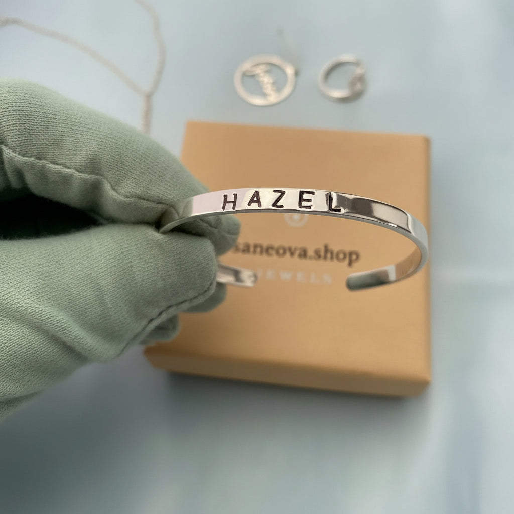 Signature Personalized Engraved Kada Bracelet