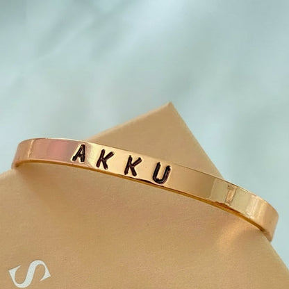 Signature Personalized Engraved Kada Bracelet
