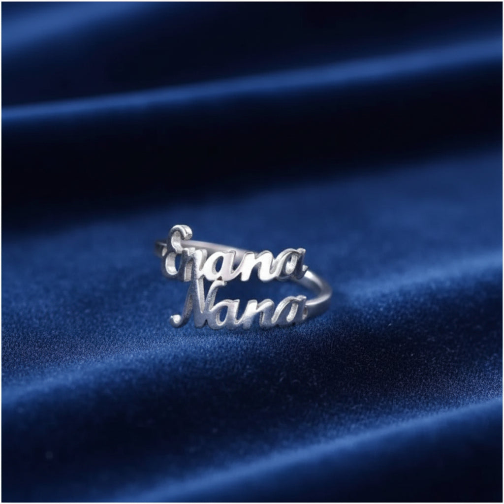 Personalised Couple Name Ring