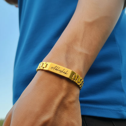 Regal Chain Personalised Bracelet