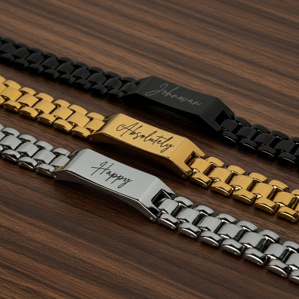 Regal Chain Personalised Bracelet