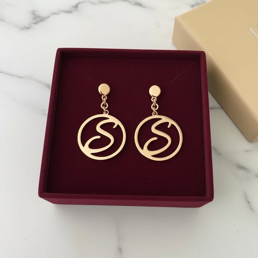 Personalised Initial Dangling Earring