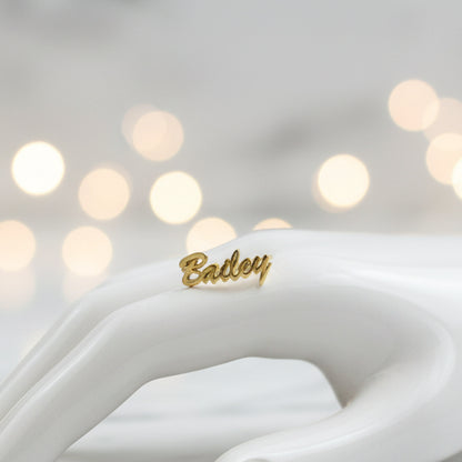 Personalised Name Stud Earrings